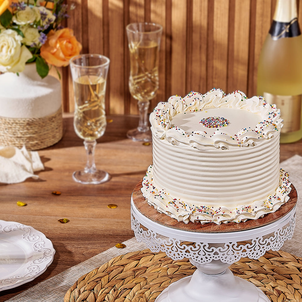 Birthday Cake with Sprinkles – how the gift is presented