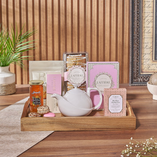 Experience excellence with our Cookies & Tea Gift Set! Vancouver delivery