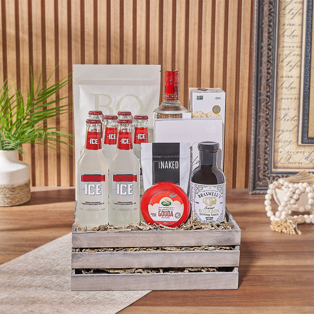 Elevate your party with our Chocolate & Cheese Celebration Gift Set, Vancouver delivery