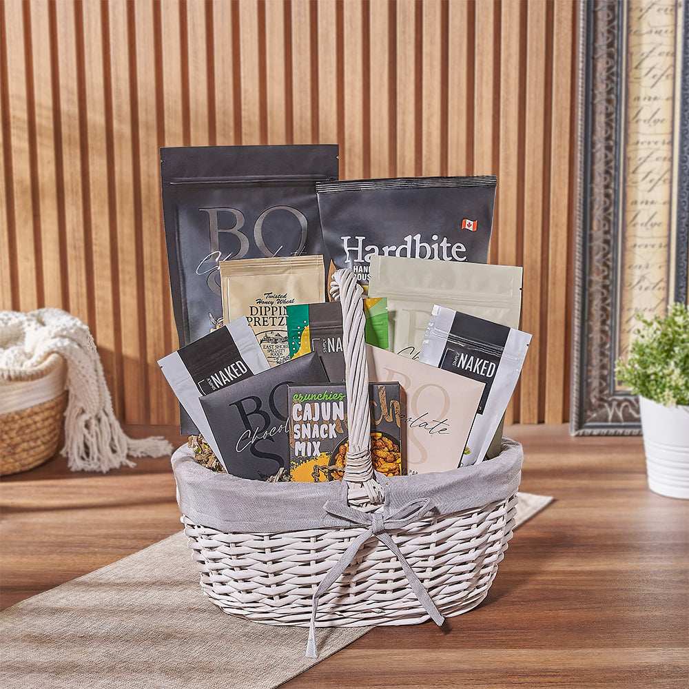 The Cookies & Nuts Snack Set makes a delicious addition to any occasion, Vancouver delivery