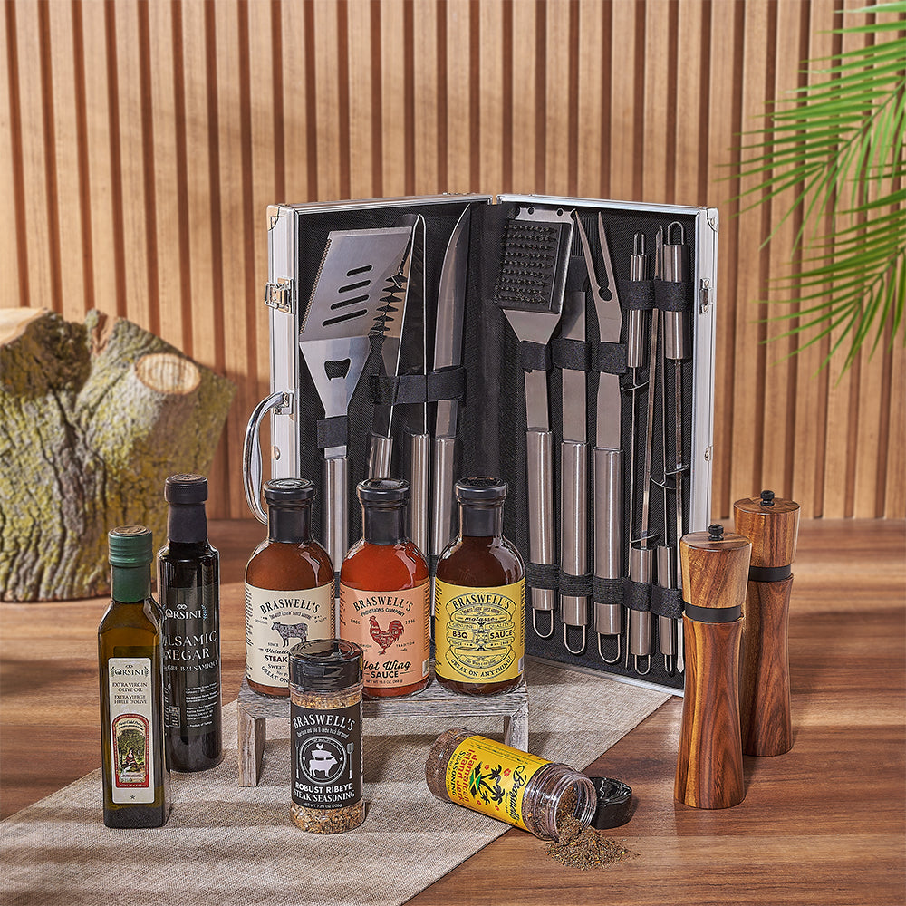 Zesty Barbeque Grill Gift Set - Grill gift baskets - Vancouver Delivery