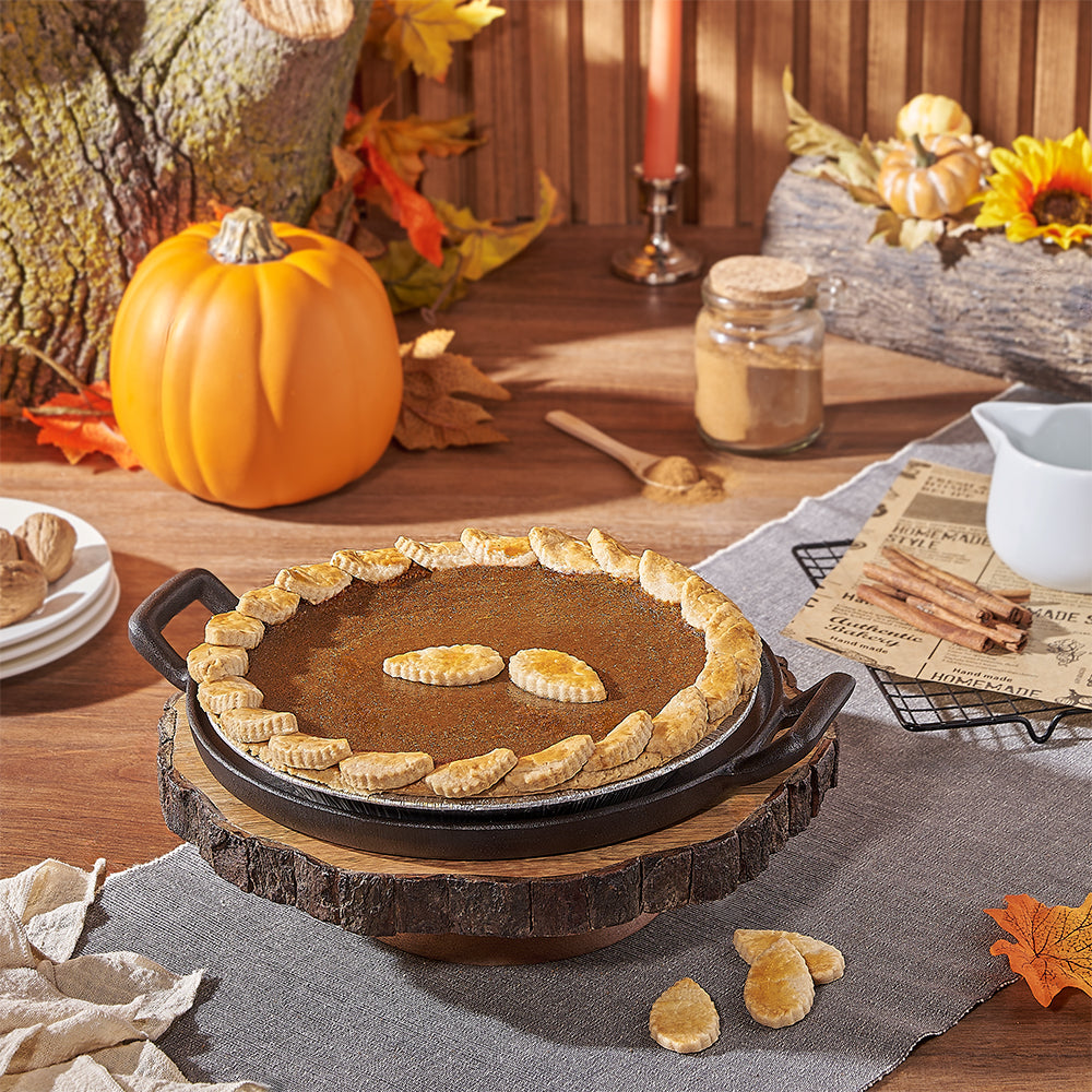 Classic Pumpkin Pie – how the gift is presented