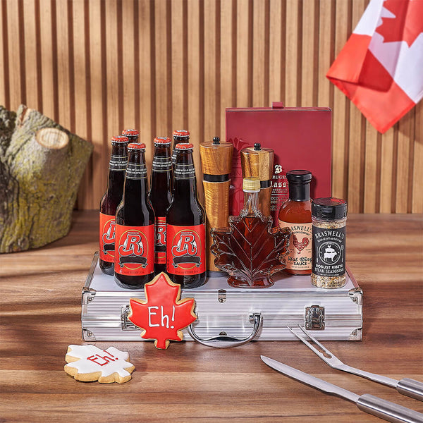 Canada Day Beer & Grill Gift Set Canada Day gift baskets Vancouver