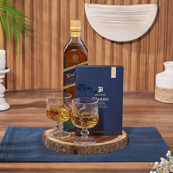 Chocolate & Liquor Sharing Gift Set Liquor gift baskets Vancouver