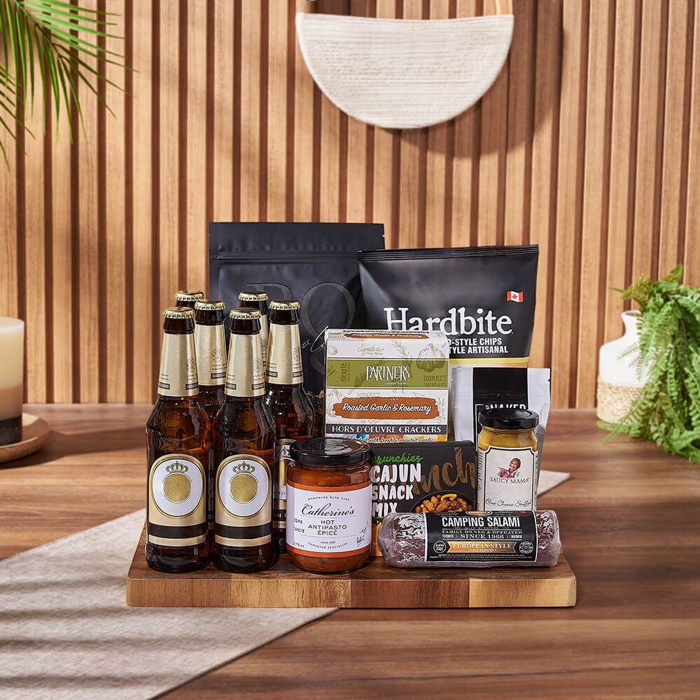 Etobicoke Beer & Crunch Snack Basket, beer gift, beer, snack gift, snack, Vancouver delivery
