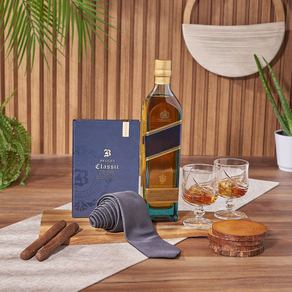 Executive Spirits & Cigar Gift, liquor gift, liquor, cigar gift, cigar, Vancouver delivery