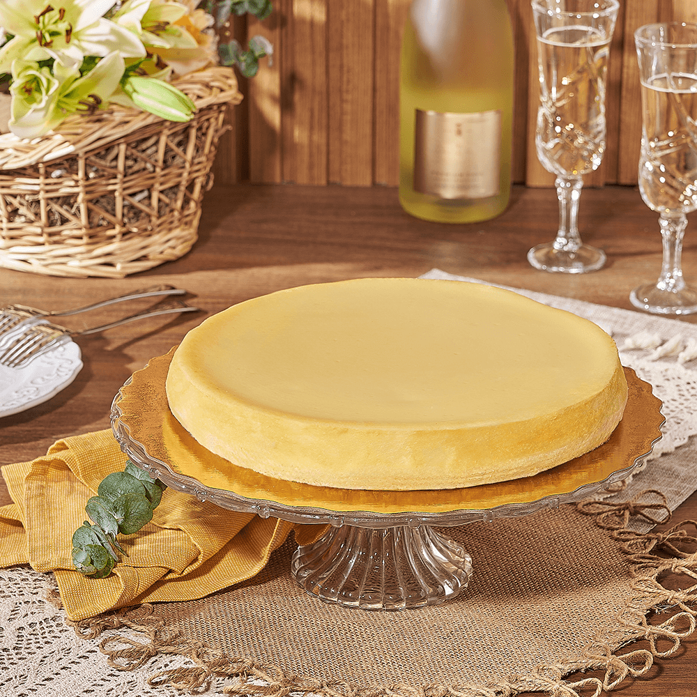 10-Inch Diameter Creamy Cheesecake – how the gift is presented