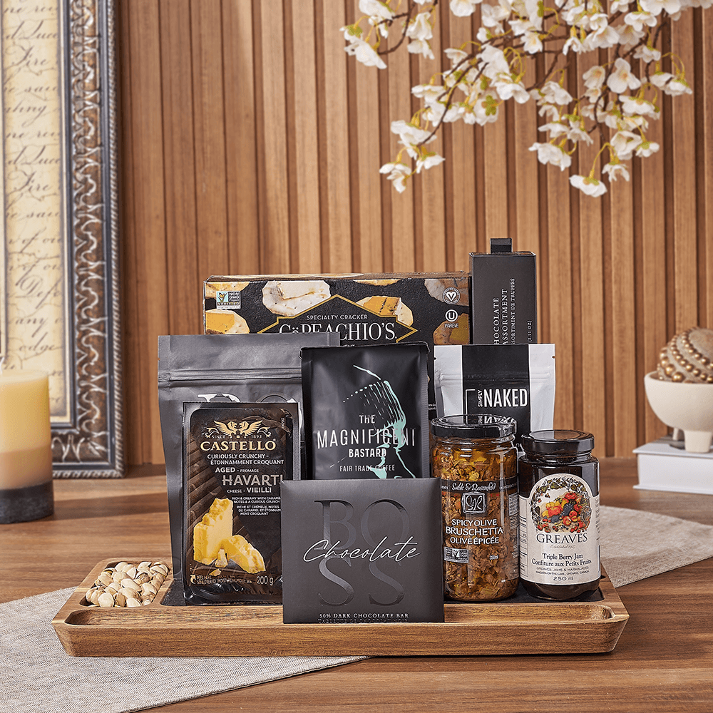 Halal Snack Board Gift – how the gift is presented