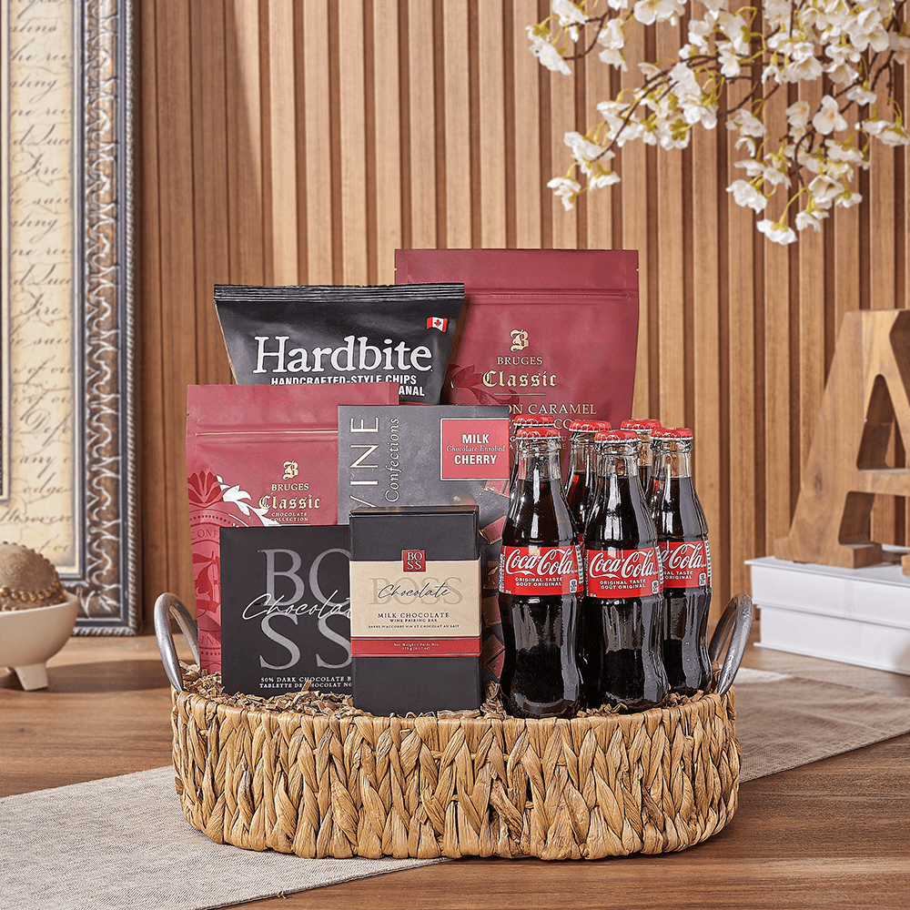 Birthday Halal Treats Basket – how the gift is presented