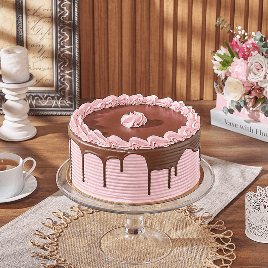 Large Raspberry Chocolate Cake, cake gift, cake, chocolate cake gift, chocolate cake, Vancouver delivery