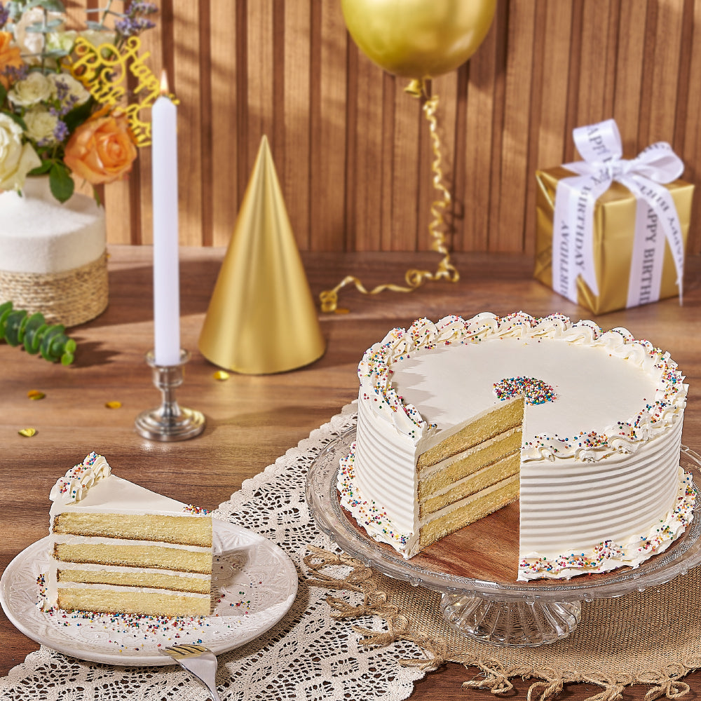 9-Inch Birthday Cake – how the gift is presented