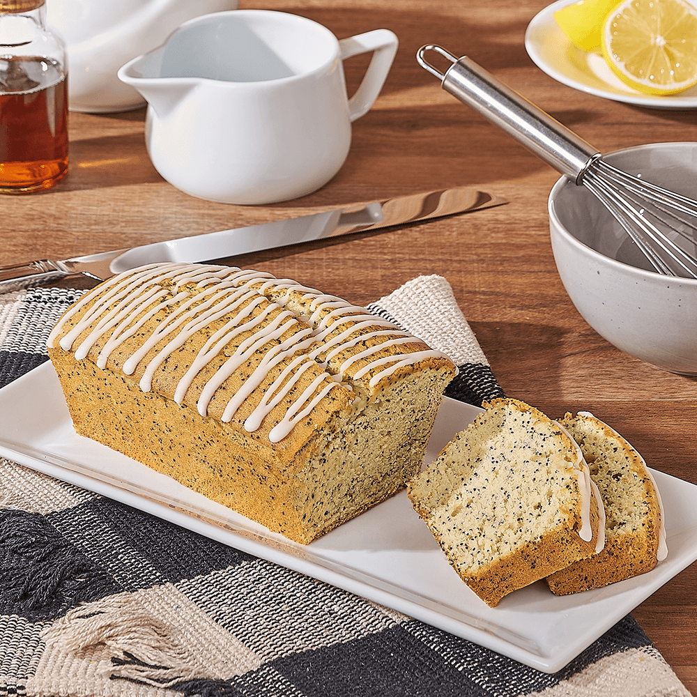 Sweet Glazed Lemon Loaf – how the gift is presented