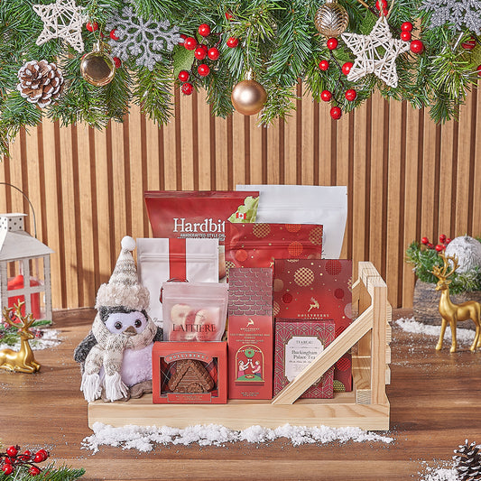 O’er The Hills We Go Gift Basket, christmas gift, christmas, chocolate gift, chocolate, cookie gift, cookie, Vancouver delivery