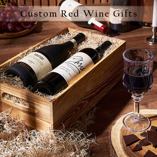 Red Wine Gifts from Vancouver Baskets - Wine Gift Basket - Vancouver Delivery