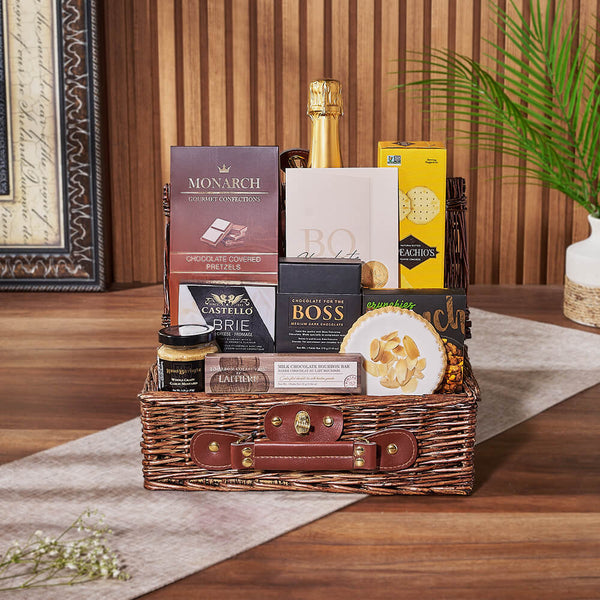 Spectacular Champagne Set Champagne gift baskets Vancouver delivery