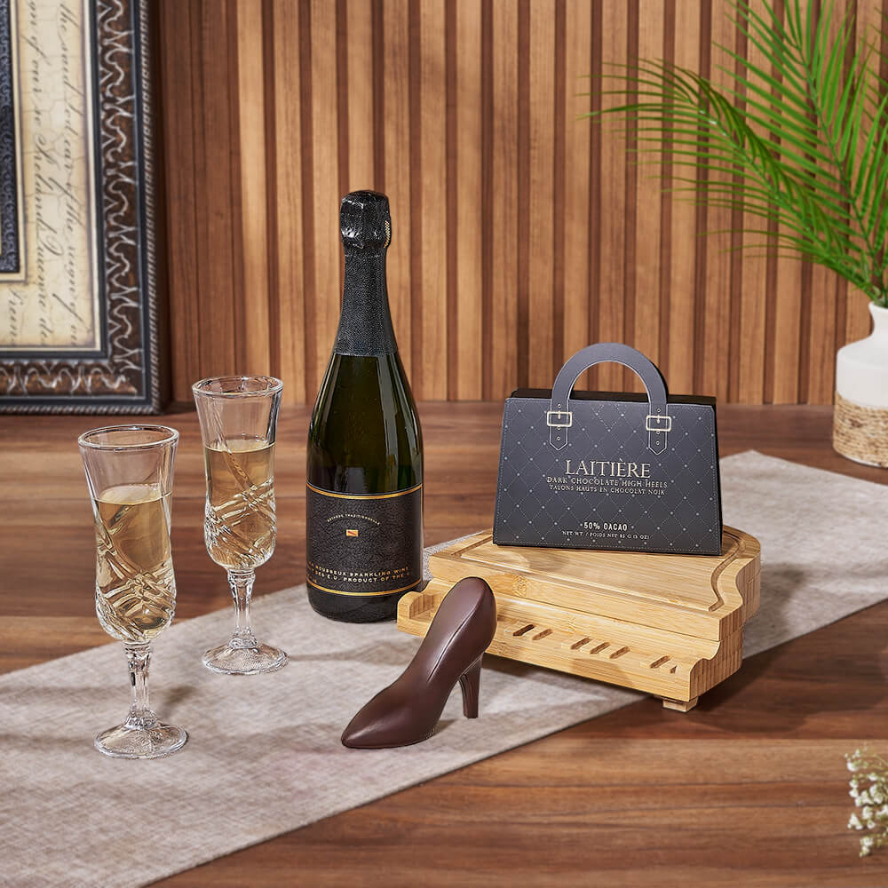 Sweet Chocolate & Champagne Gift, champagne gift, champagne, sparkling wine gift, sparkling wine, chocolate gift, chocolate, Vancouver  delivery