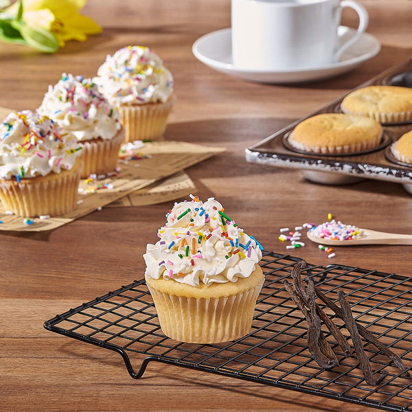 Vanilla Birthday Cupcakes Cupcake gift baskets Vancouver delivery Vancouver Baskets