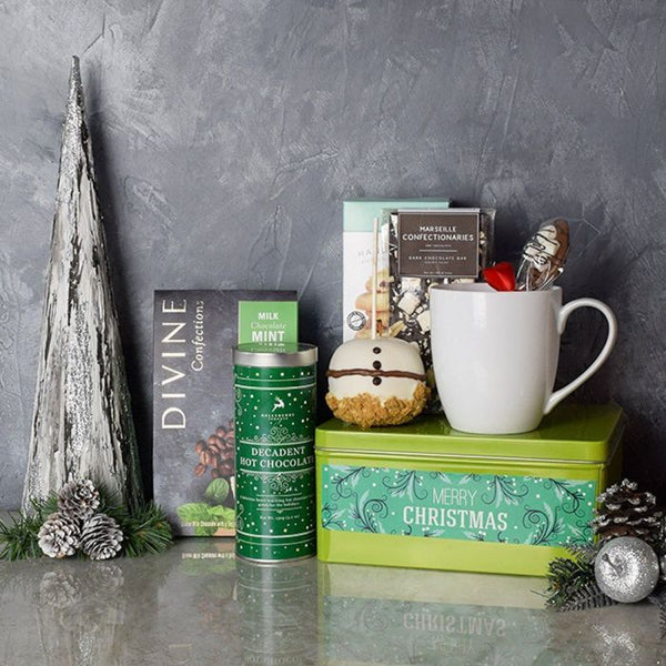 Decadent Hot Chocolate Gift Basket Vancouver Baskets Vancouver Delivery