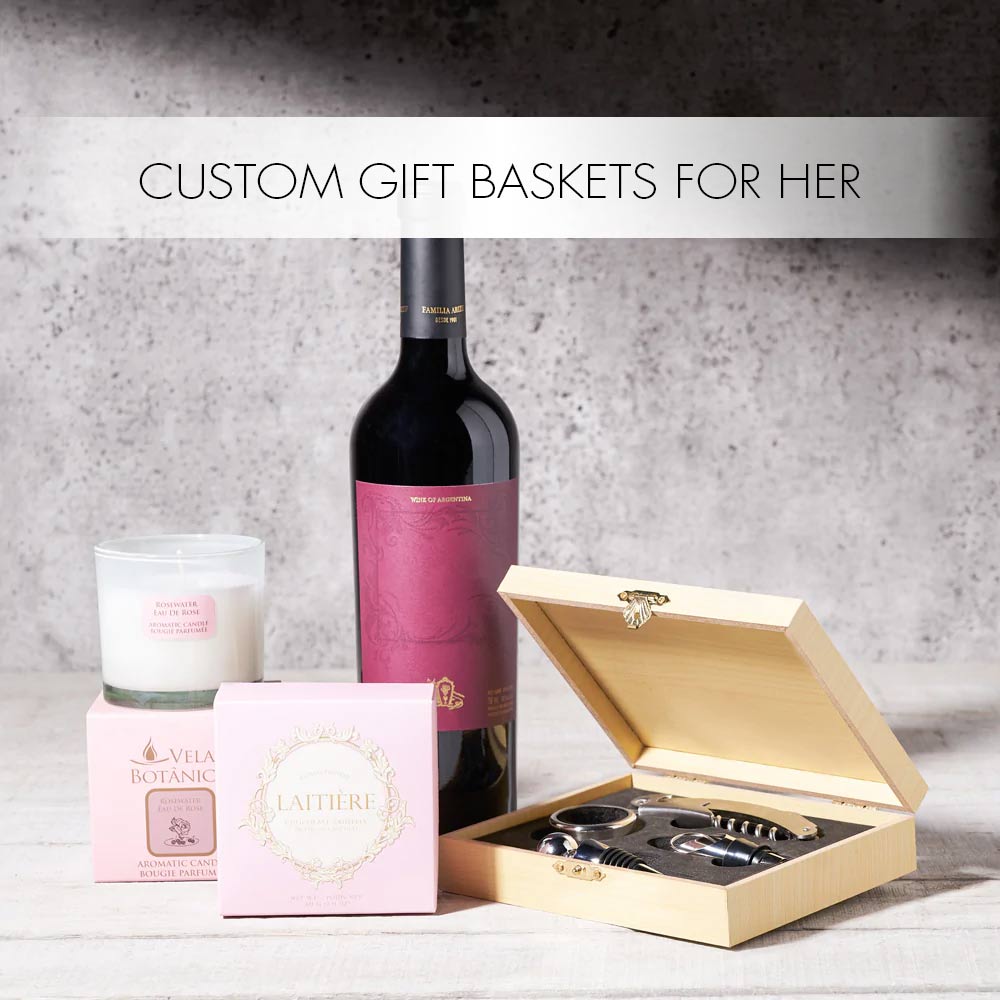 Custom Gift Basket For Her