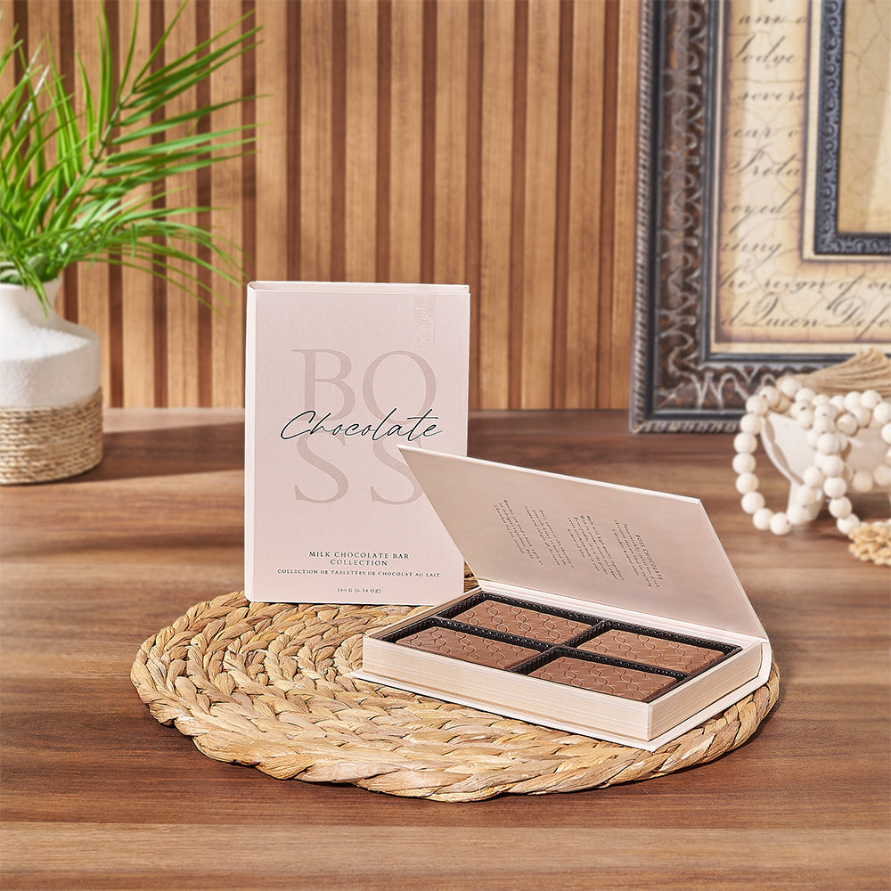 Boss Milk Chocolate Collection Gift Box – how the gift is presented