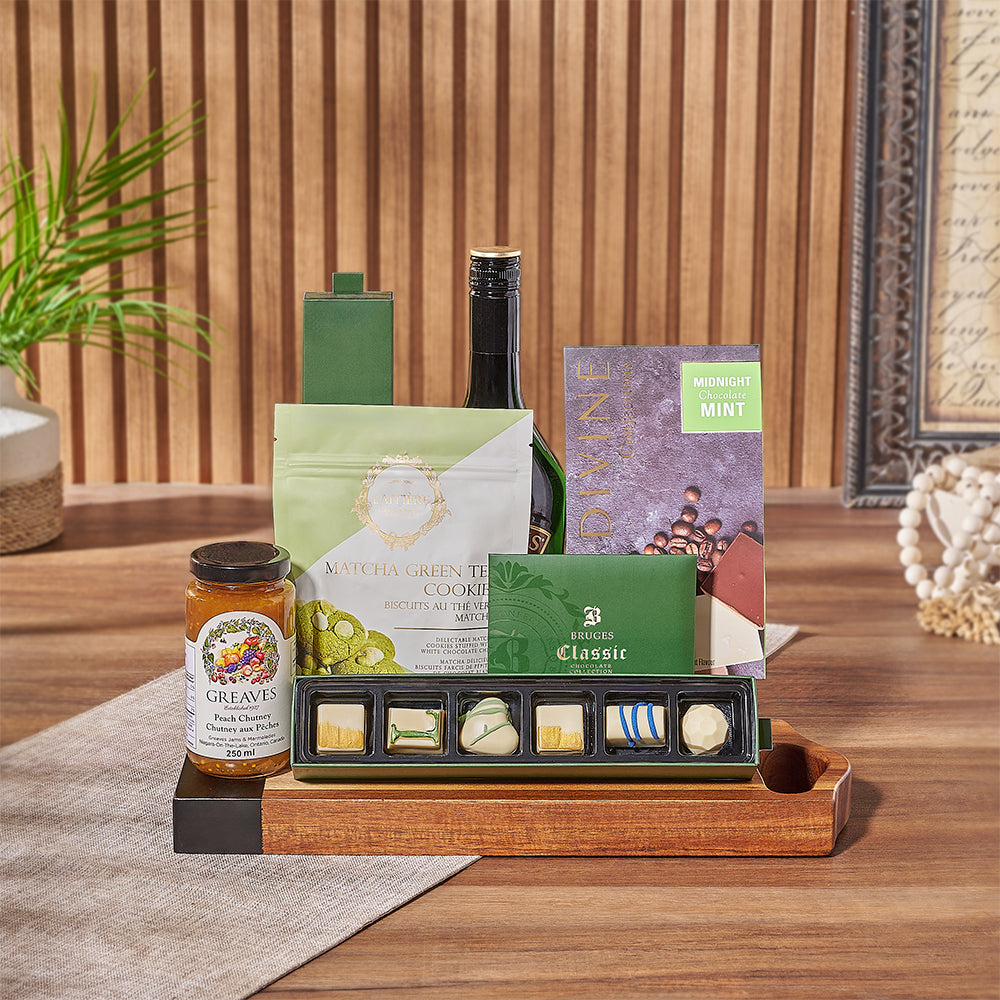 Brilliant Chocolate &  Liquor Basket for your loved ones - Vancouver Baskets