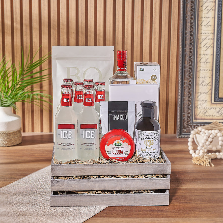 Elevate your party with our Chocolate &amp; Cheese Celebration Gift Set, Vancouver delivery 