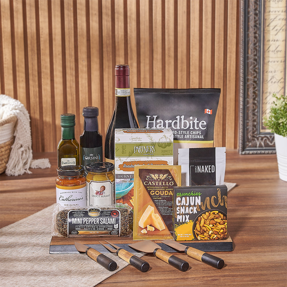 Indulge in classic deli delights with our Authentic Delicatessen Gift Basket - Vancouver Delivery