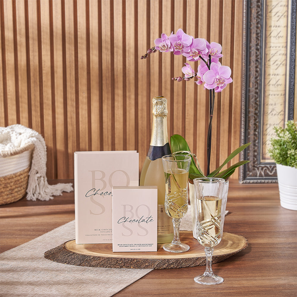 No Place Like Home Housewarming Gift Basket, Vancouver – how the gift is presented