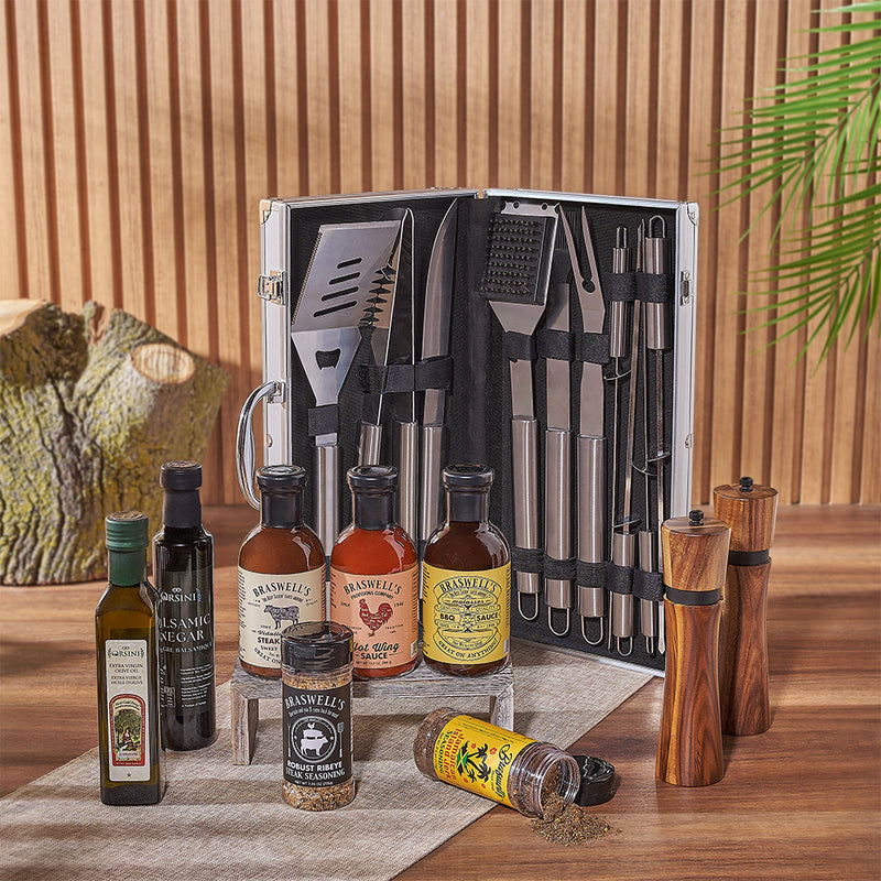 Zesty Barbeque Grill Gift Set - Grill gift baskets - Vancouver Delivery