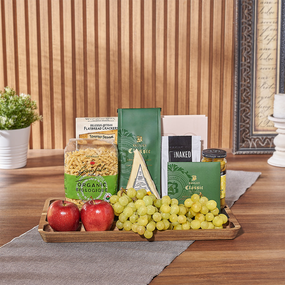 Delight your loved ones with an exquisite array of gourmet kosher treats. The Ultimate Kosher Sweet &amp;amp; Salty Gift Set offers a thoughtful gesture suitable for any celebration - Vancouver Delivery