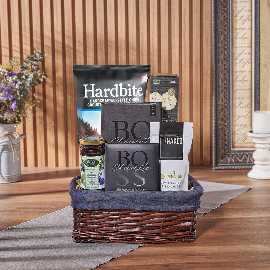 Happy Hanukkah Kosher Snack Basket from Vancouver Baskets - Vancouver Delivery