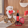 Morningside Valentine’s Day Basket from Vancouver Baskets - Wine Gift Set - Vancouver Delivery