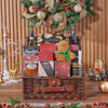 Ample Holiday Wine & Treats Basket, christmas gift, christmas, wine gift, wine, holiday gift, holiday, Vancouver delivery