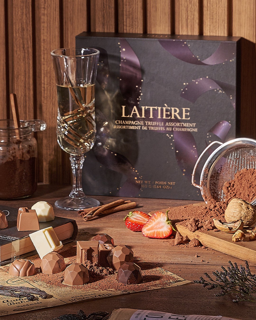 Gift baskets and floral arrangements assembled in Vancouver production studio