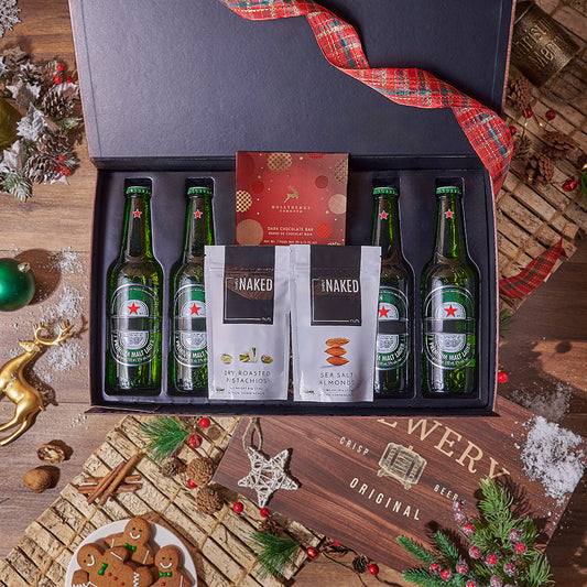 Beer & Nuts Crate, beer gift, beer, christmas gift, christmas, nuts gift, nuts, Vancouver delivery
