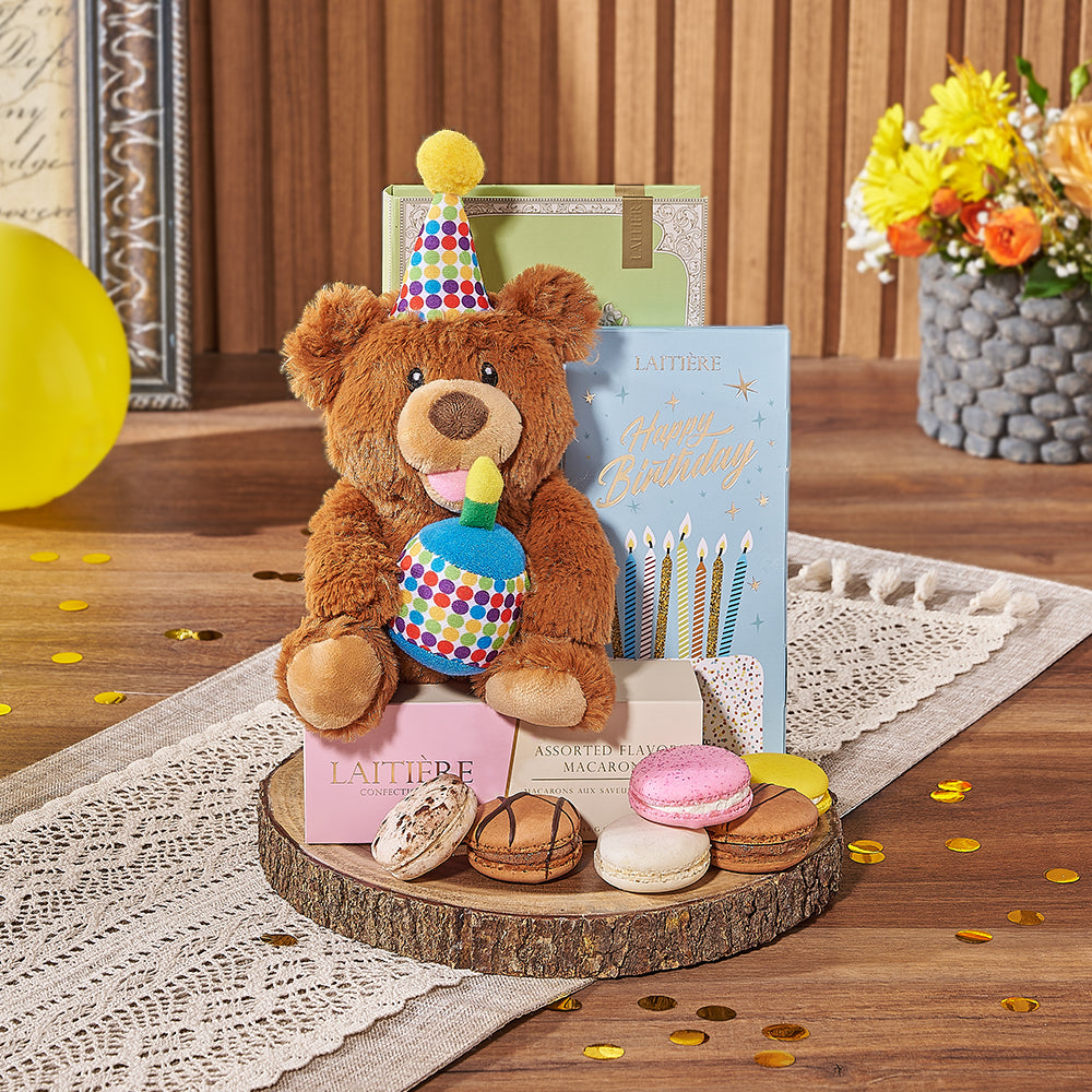 Birthday Bear &amp; Treat Gift, birthday gift, birthday, chocolate gift, chocolate, chocolate gift, chocolate, Vancouver delivery
