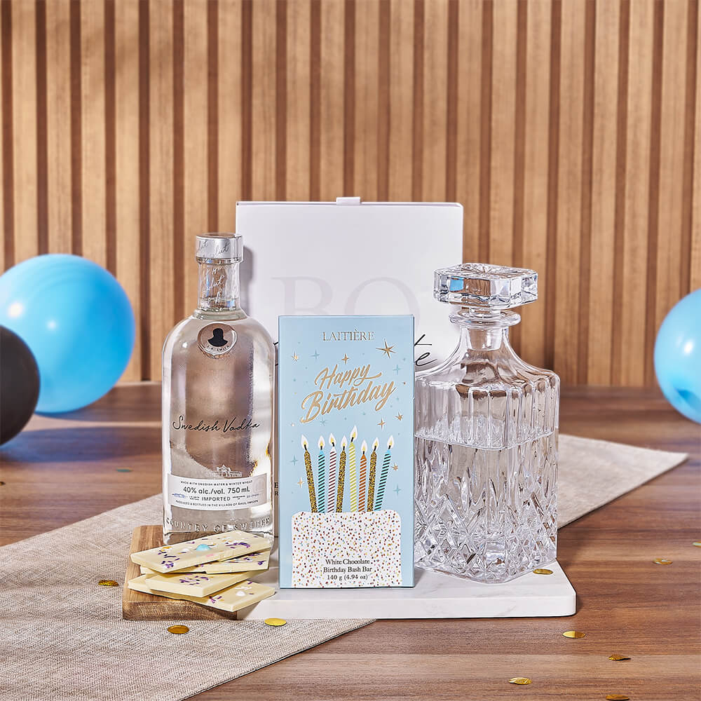 Birthday Liquor Gift Set – how the gift is presented