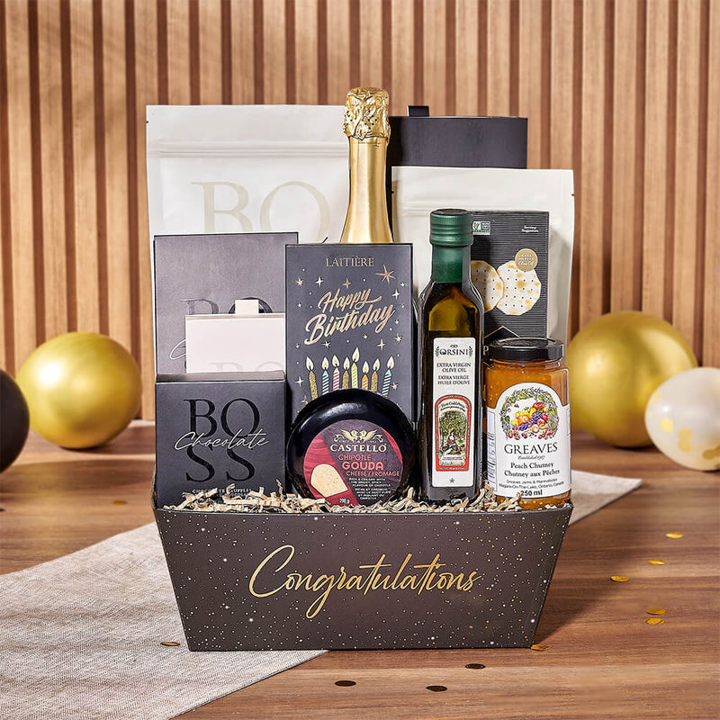 Birthday Party & Champagne Gift, champagne gift, champagne, sparkling wine gift, sparkling wine, chocolate gift, chocolate, Vancouver delivery