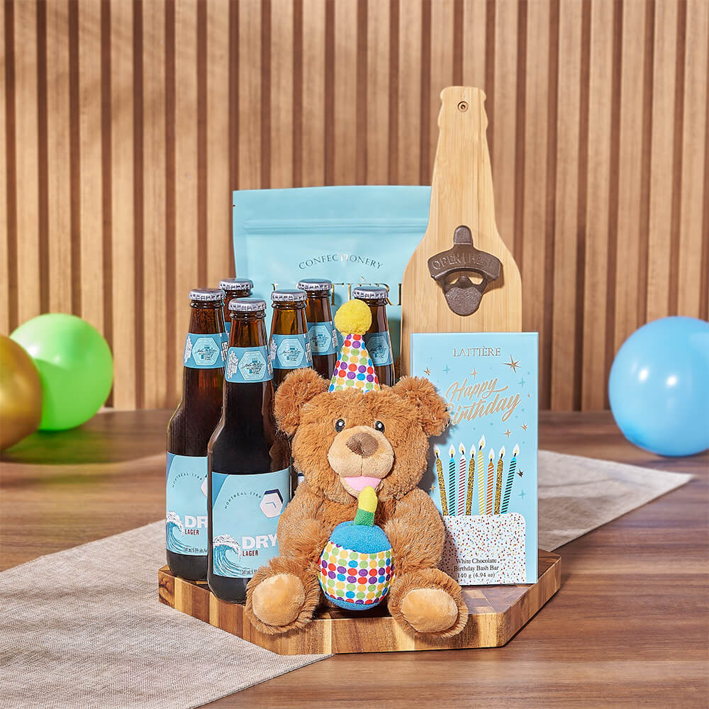 Birthday &amp; Beer Gift Board, birthday gift, birthday, beer gift, beer, chocolate gift, chocolate, Vancouver delivery