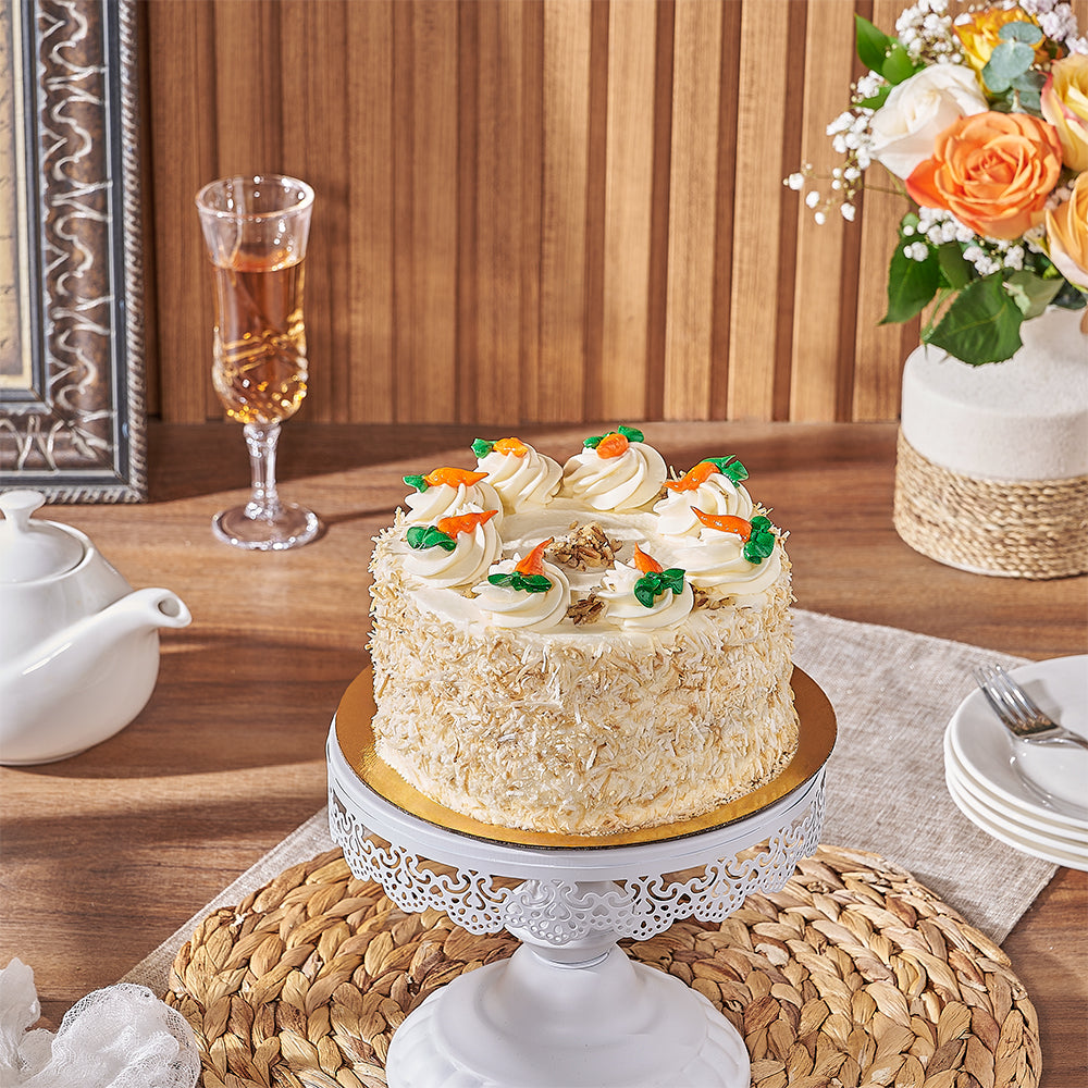 Classic Carrot Cake 6-Inch – how the gift is presented