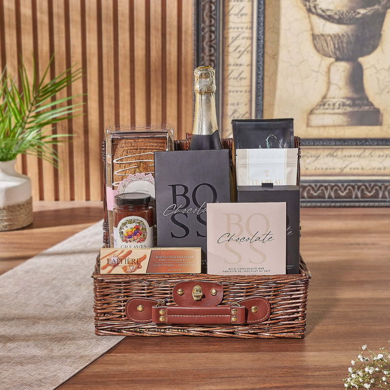 Champagne gift basket Vancouver