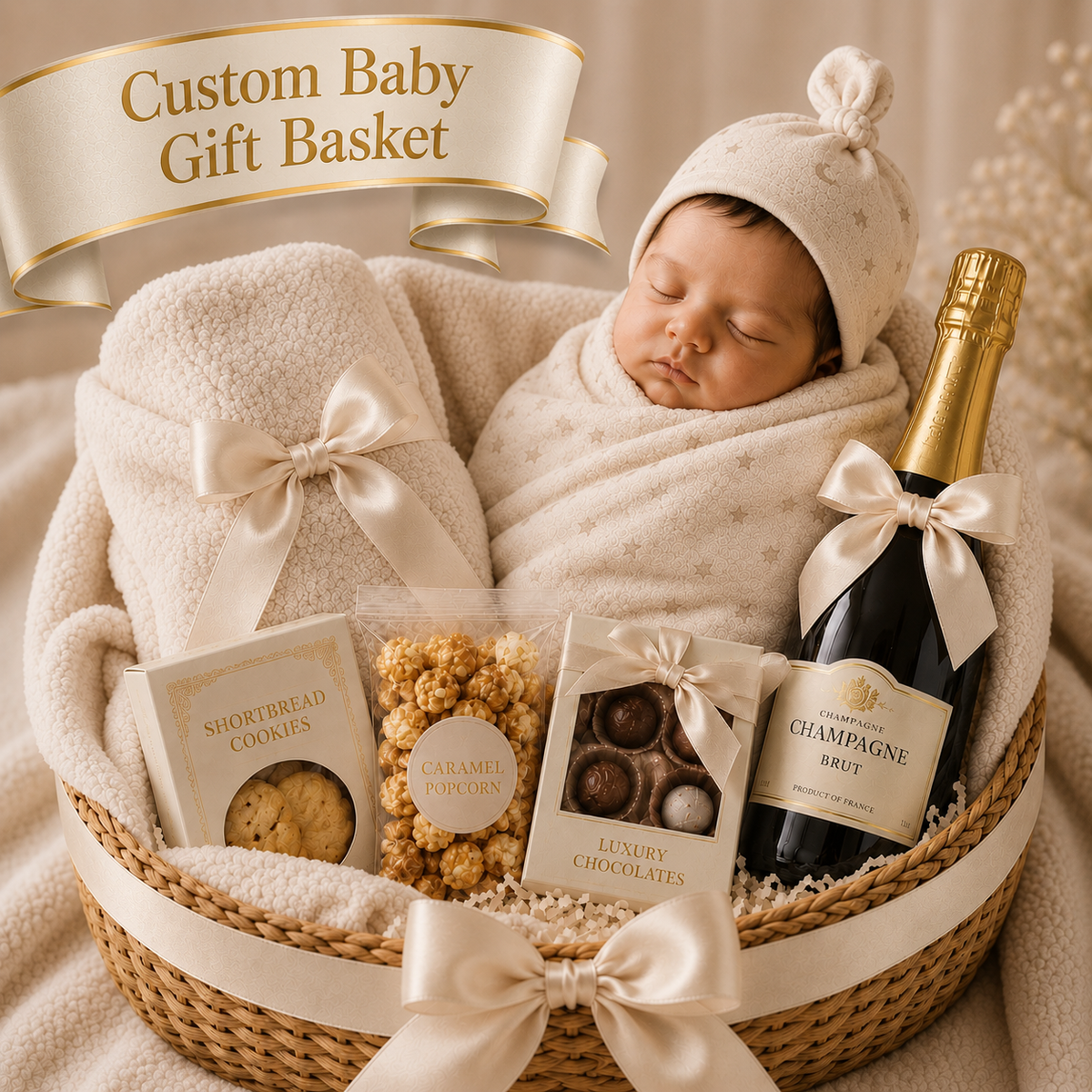 Custom Baby Gift Basket (Gender Neutral)