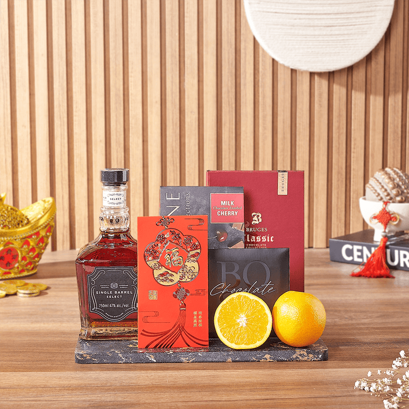 Chinese New Year Lucky Spirits Gift, Chinese new year gift, Chinese new year, lunar new year gift, lunar new year, liquor gift, liquor, Vancouver delivery
