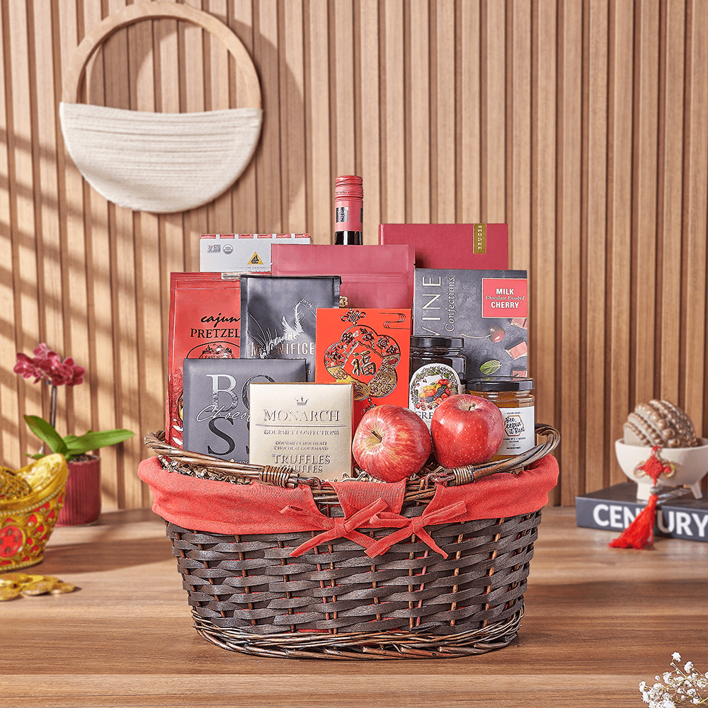 Chinese New Year Wine &amp; Feast Gift, wine gift, wine, chinese new year gift, chinese new year, lunar new year gift, lunar new year, Vancouver delivery