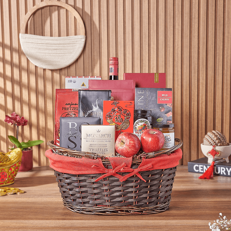 Chinese New Year Wine & Feast Gift, wine gift, wine, chinese new year gift, chinese new year, lunar new year gift, lunar new year, Vancouver delivery