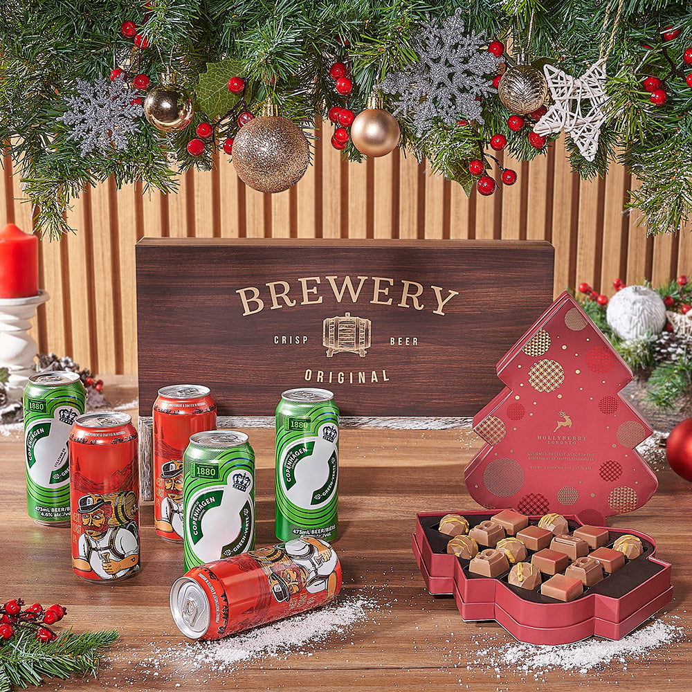 Christmas Cheer &amp; Beer Gift Set, christmas gift, christmas, beer gift, beer, craft beer gift, craft beer, Vancouver delivery