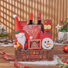 Christmas Wine Pairing Basket, wine gift, wine, chocolate gift, chocolate, christmas gift, christmas, Vancouver delivery