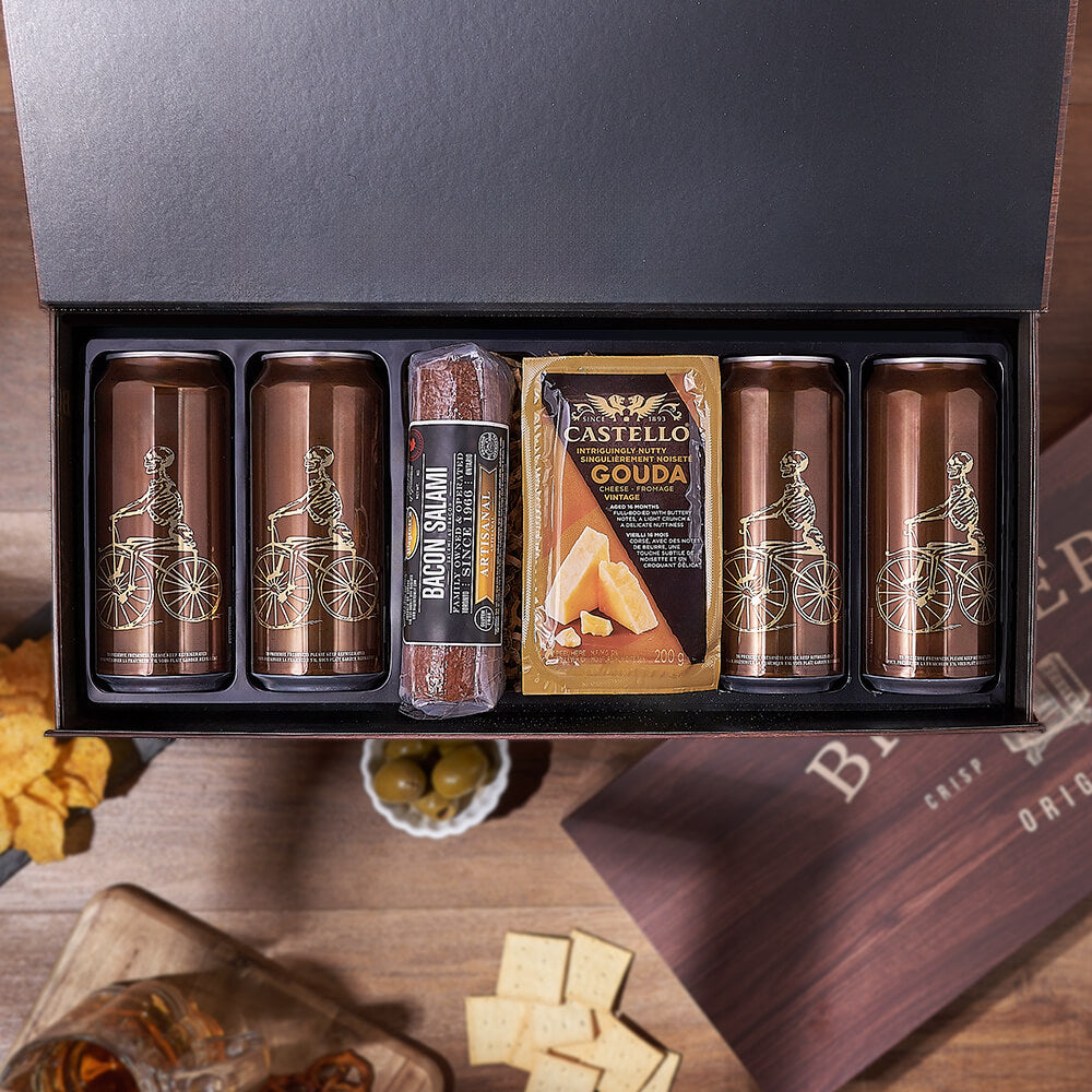 Craft Brew &amp; Charcuterie Gift Box, charcuterie gift, charcuterie, beer gift, beer, Vancouver delivery