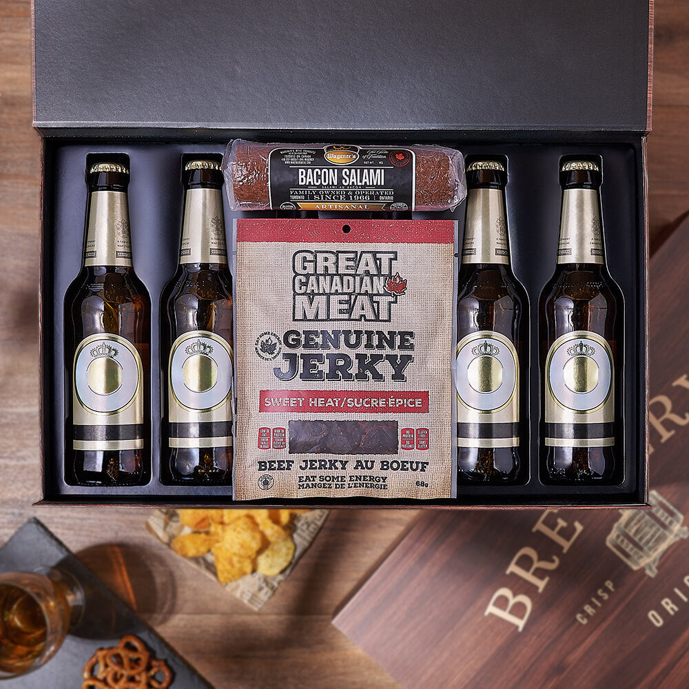 Cured Meat &amp; Beer Box, meat gift, meat, beer gift, beer, Vancouver delivery