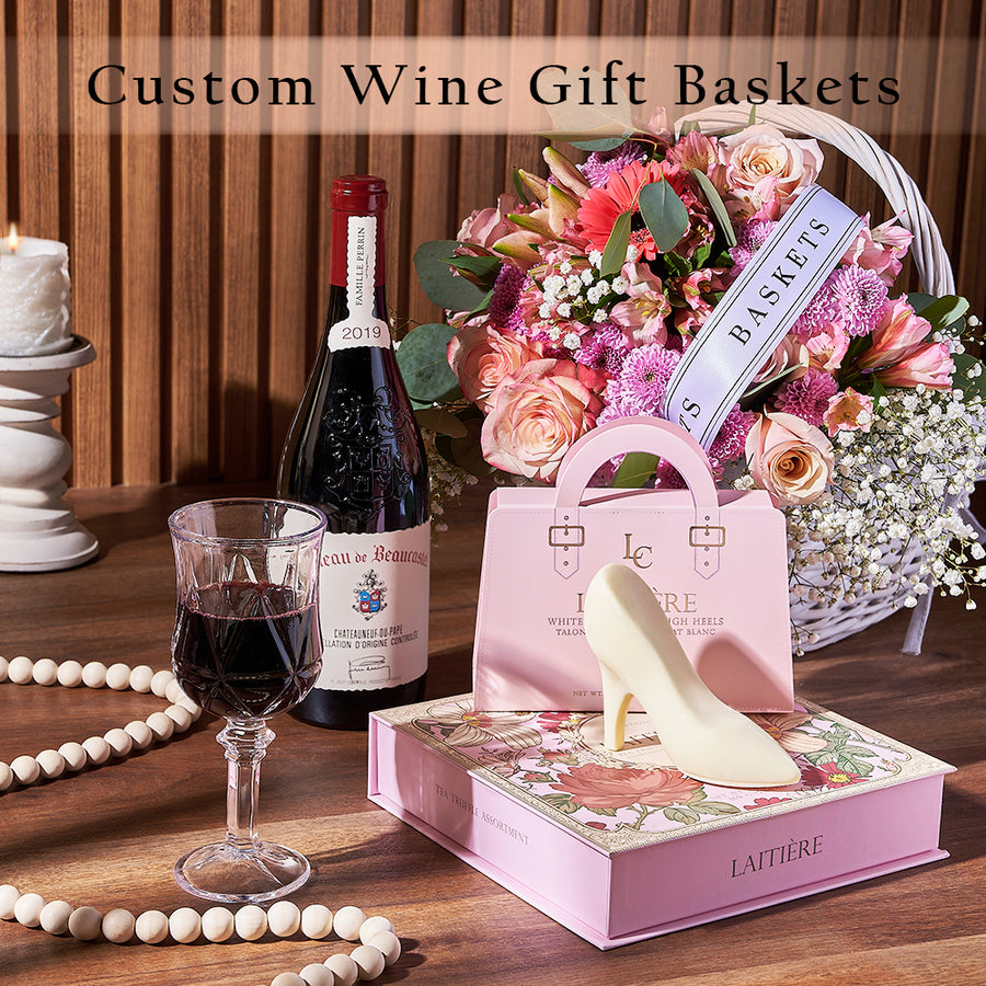 Custom Wine Gift Baskets from Vancouver Baskets - Vancouver Delivery
